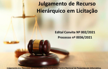 Extrato - Julgamento de Recurso em Licitação